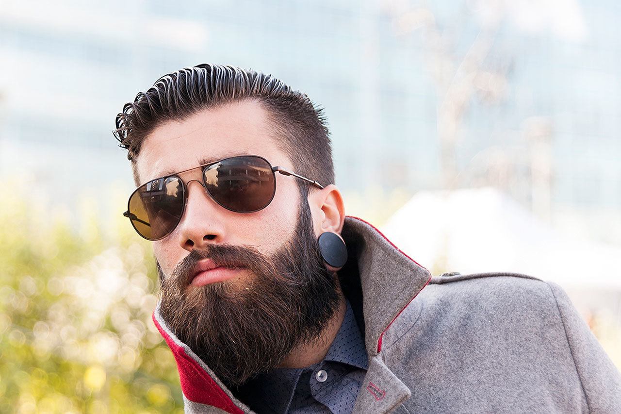 Tienes barba? Lúcela sana!