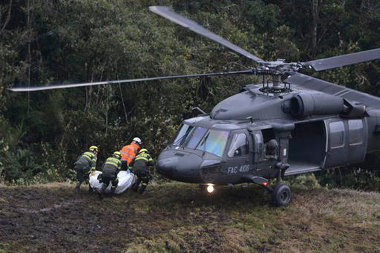 Investigan choque aéreo en los Andes con 71 víctimas fatales