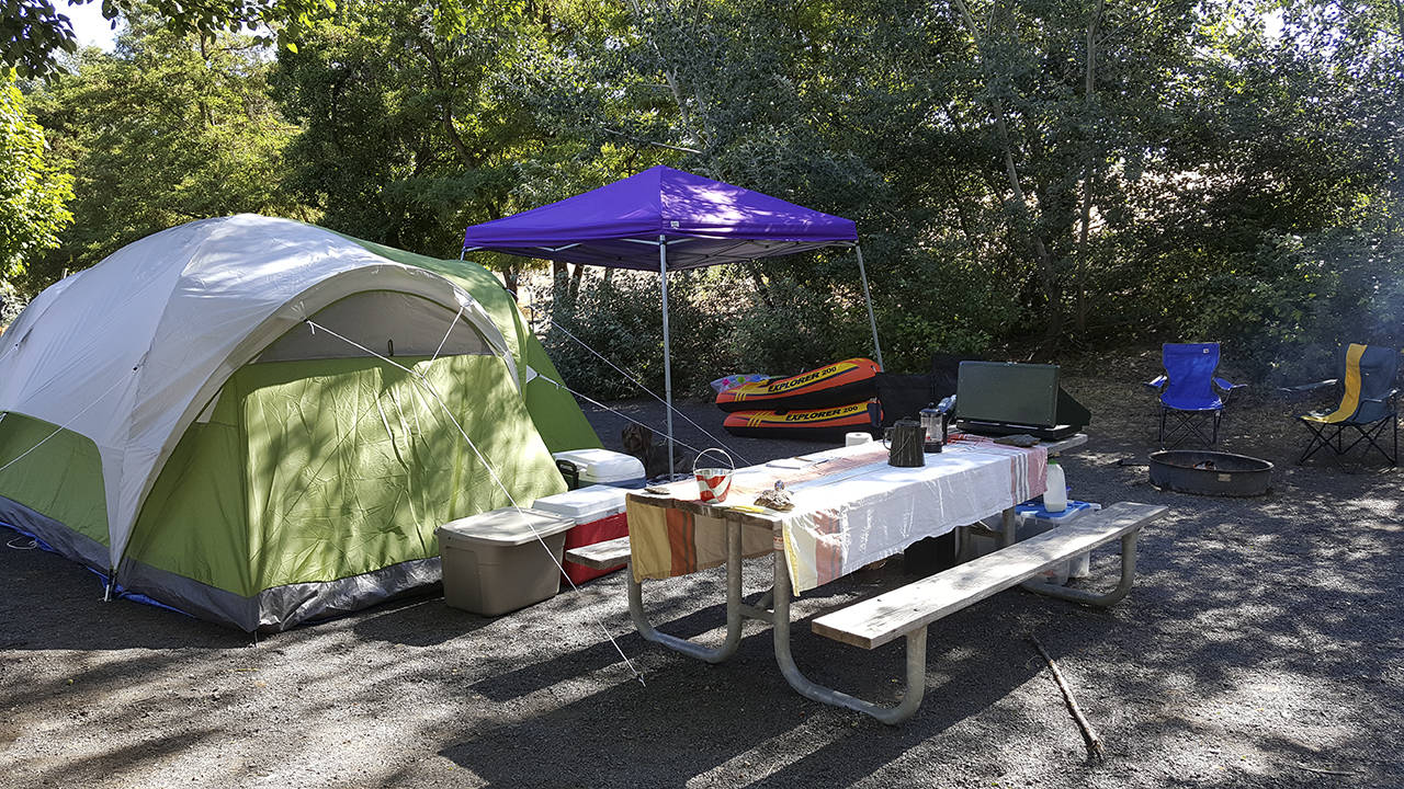 Acampando en Presupuesto