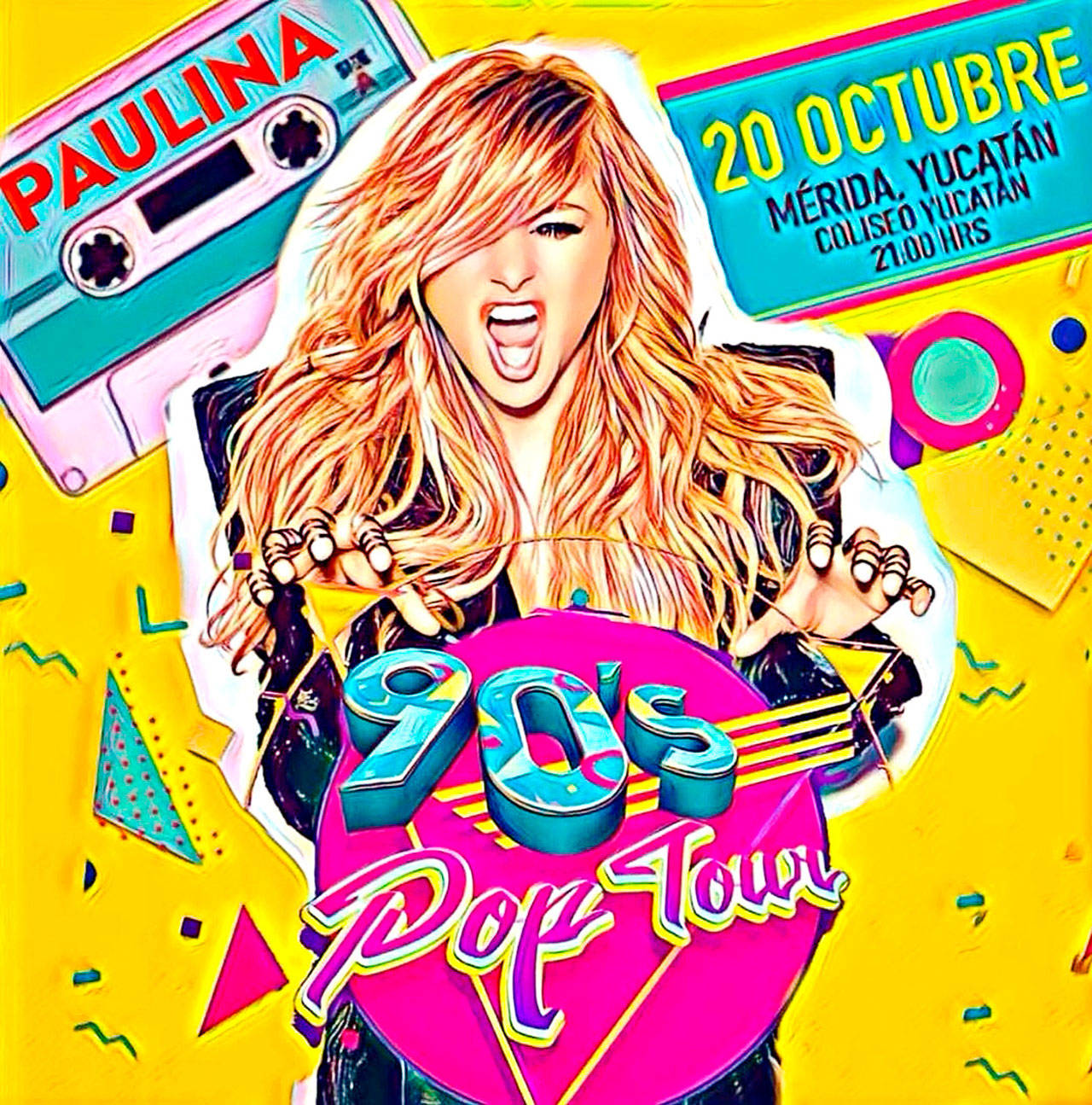 Se une Paulina al 90s Pop Tour