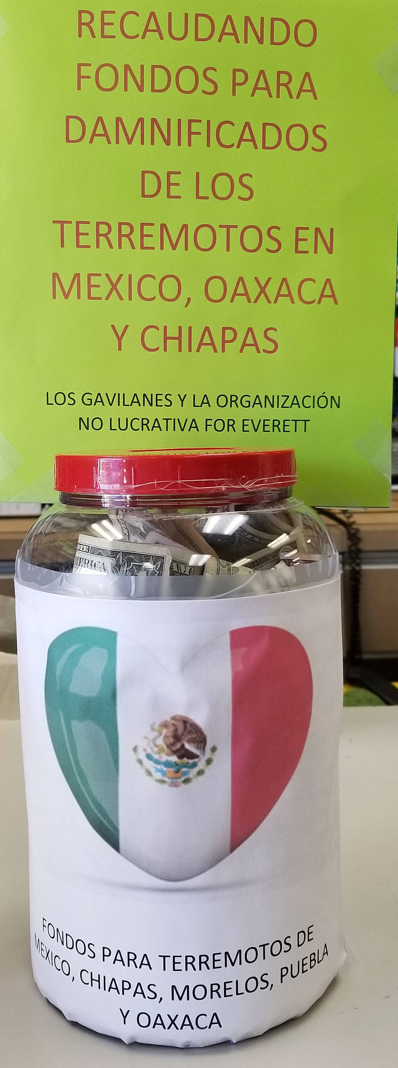 Fundación Los Gavilanes for Everett entrega en México fondos recaudados para afectados del terremoto