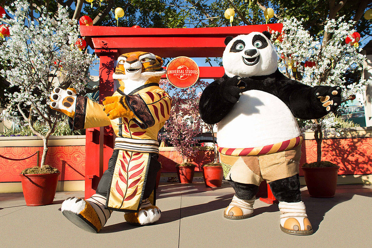 Po y Tigress de Kung Fu Panda de DreamWorks encabezan el Totalmente-Nuevoevento, ‘Año Nuevo Lunar’ de Universal Studios Hollywood