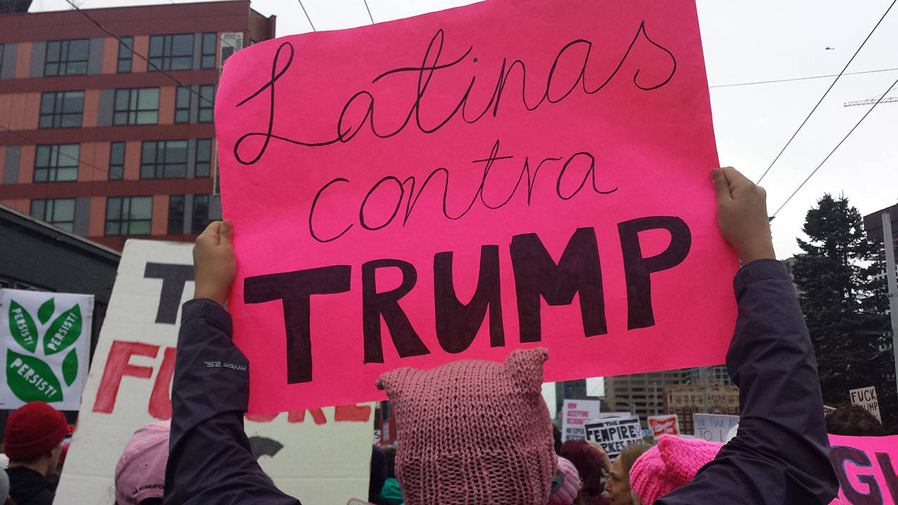 Mujeres latinas dicen presente en la Segunda marcha Anual de las Mujeres 2.0 en Seattle