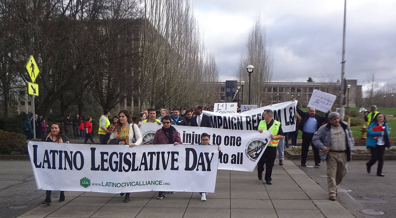 La Voz de los Latinos se escuchó en Olympia, Washington