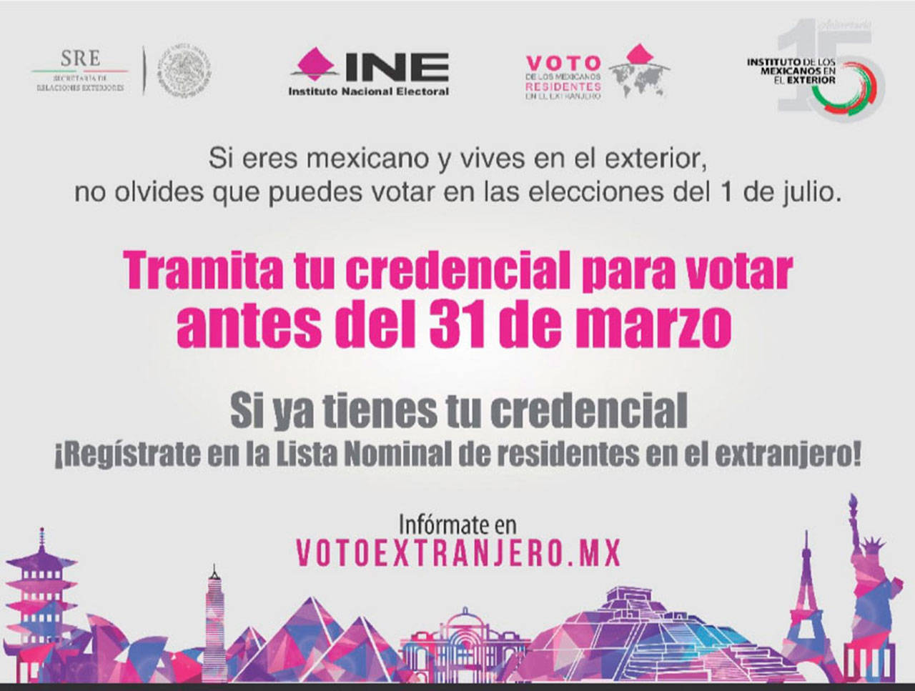 31 de Marzo fecha límite para tramitar tu credencial para votar