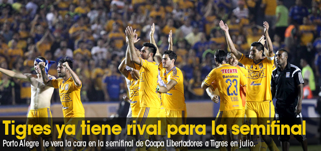 Es Inter de Porto Alegre rival de Tigres