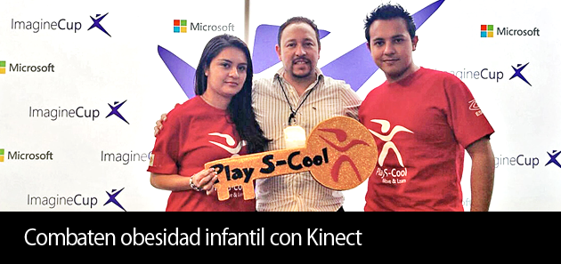 Combaten obesidad infantil con Kinect
