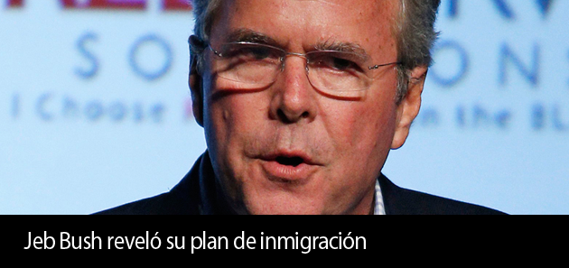 Jeb Bush presenta plan de inmigración