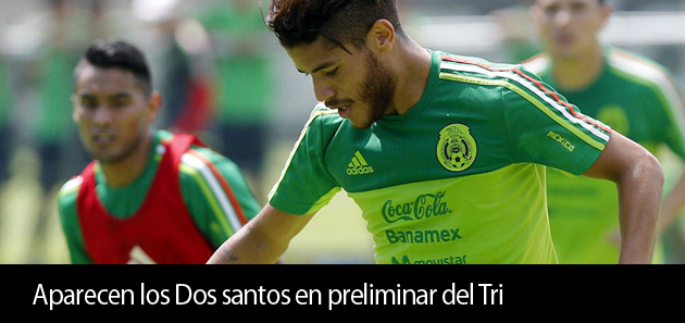 Aparecen  los Dos  Santos en  preliminar  del Tri