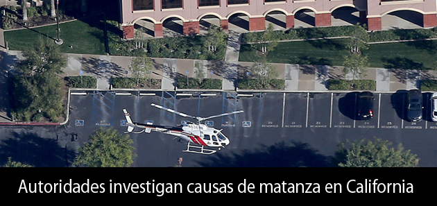 Autoridades investigan causas de matanza en California
