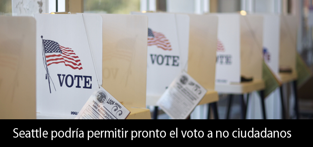 Seattle podr&iacute;a permitir pronto el voto a no  ciudadanos