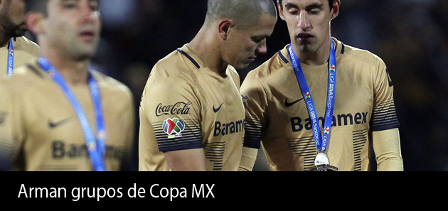 Arman grupos de Copa MX