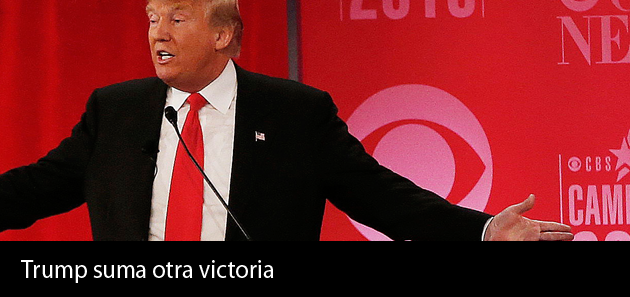 Trump suma otra victoria, Rubio trata de adelantar a Cruz