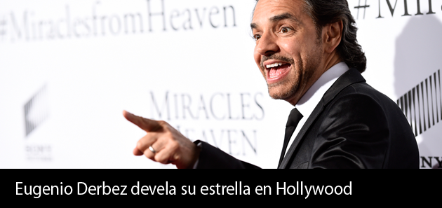 Eugenio Derbez devela su estrella en Hollywood