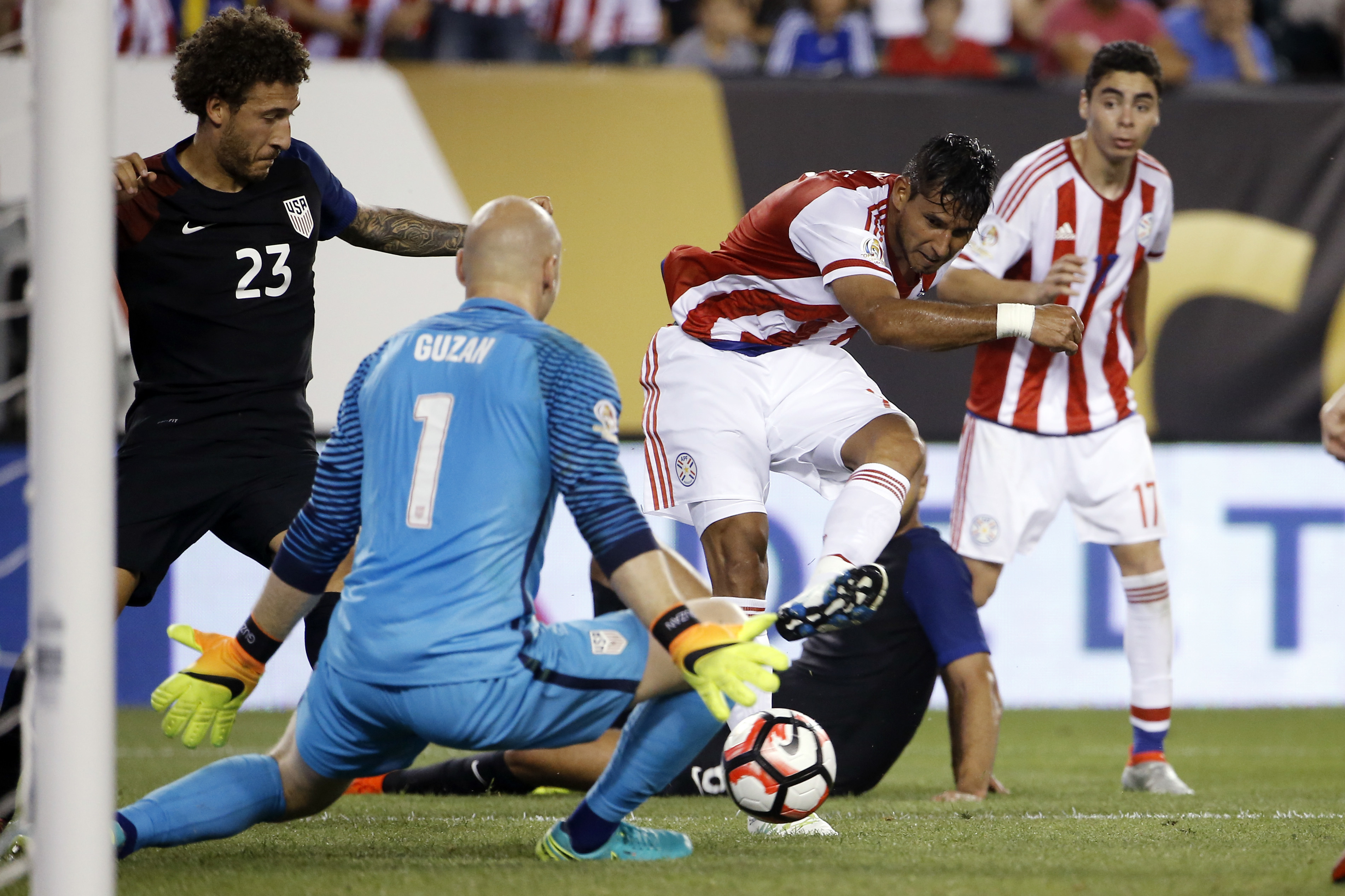 As&iacute; clasific&oacute; EEUU ante Paraguay