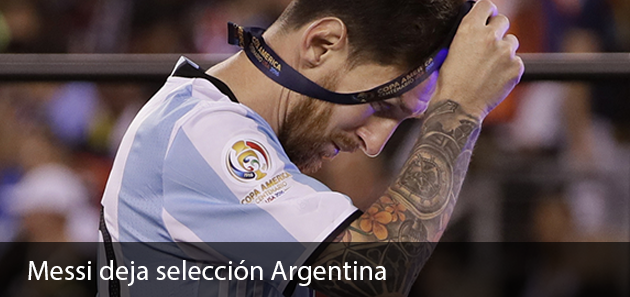 Chile gana la Copa Centenario y retira a Messi de selecci&oacute;n