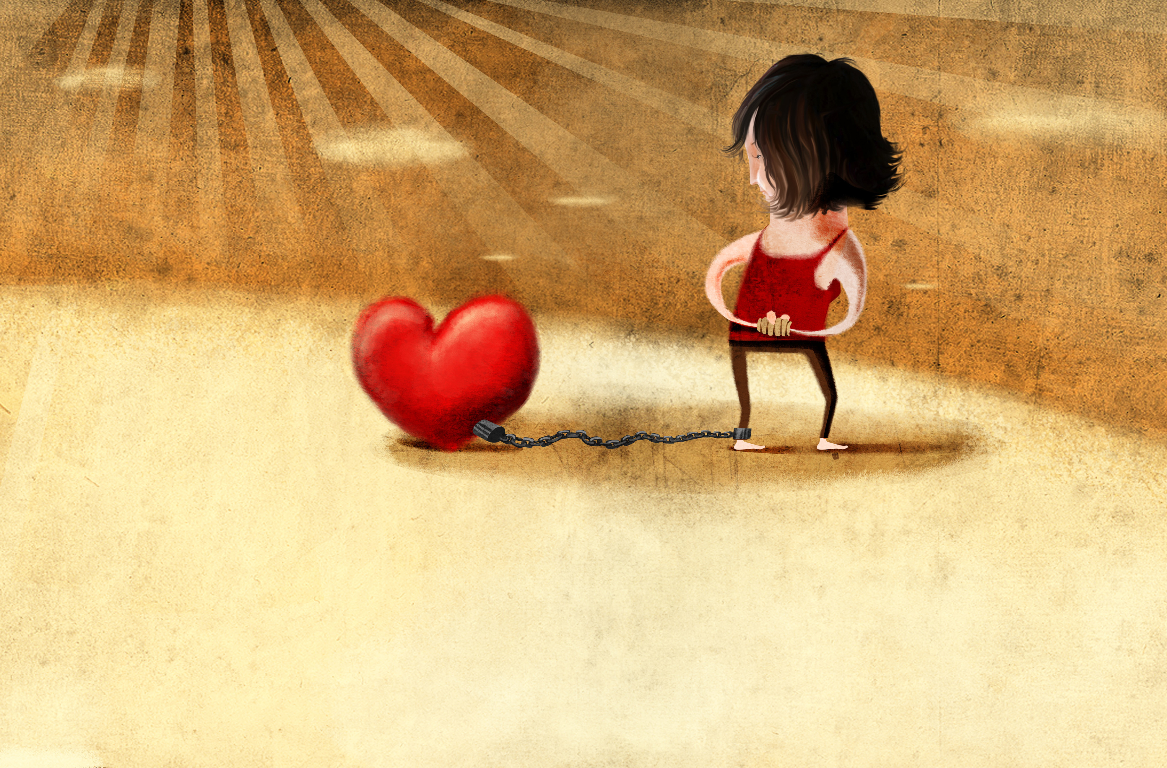 Amar  a un maltratador