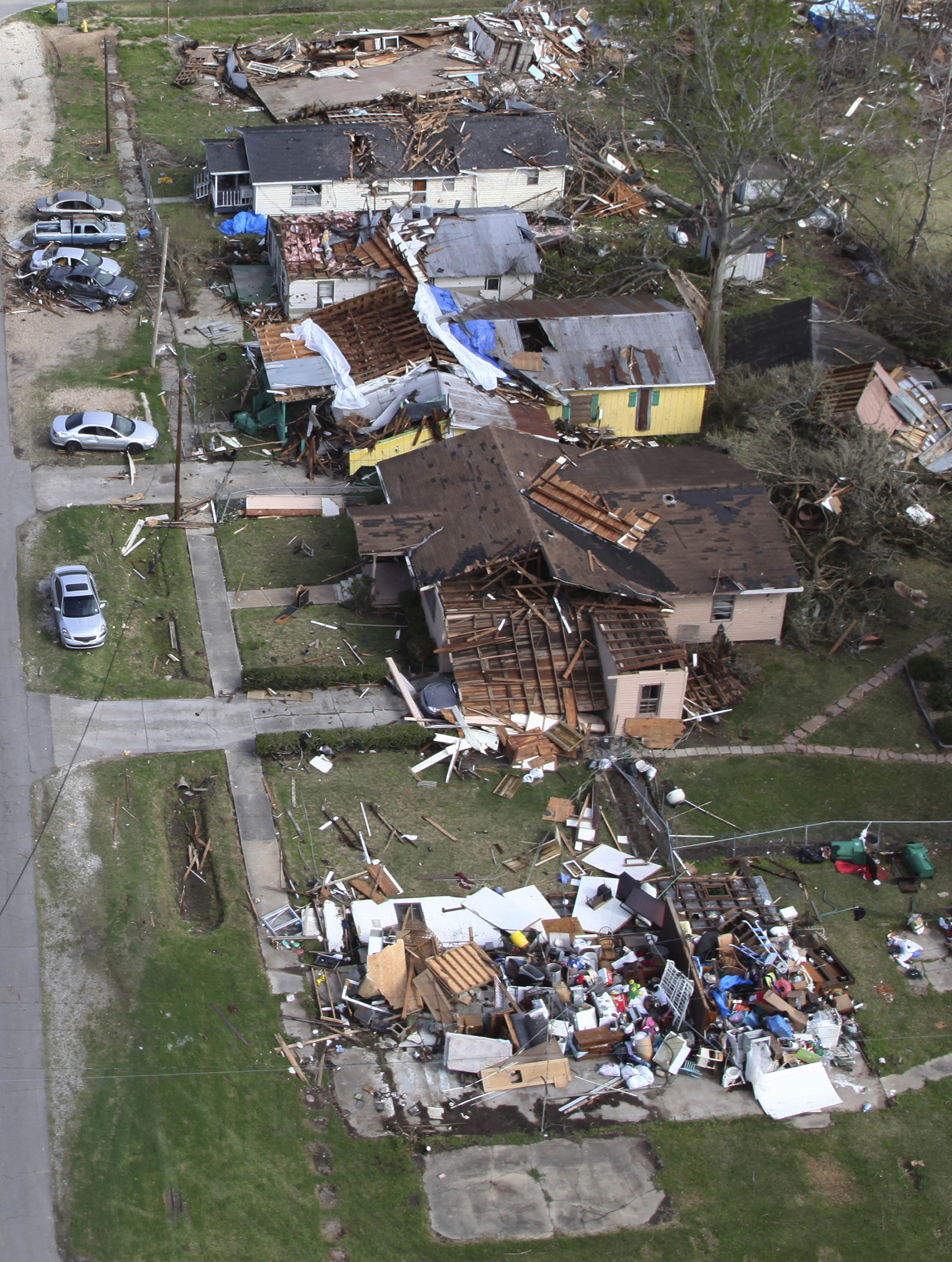 Luisiana fue azotado por un tornado