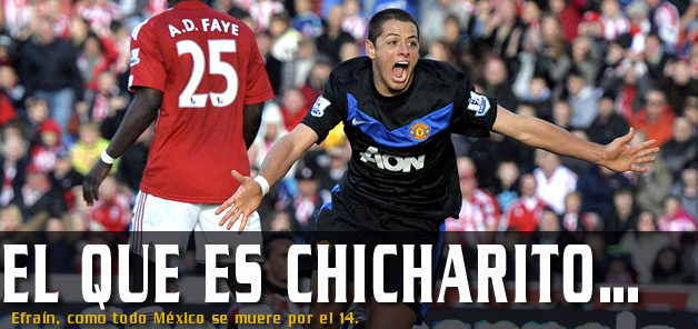 El que es Chicharito, donde quiera es verde