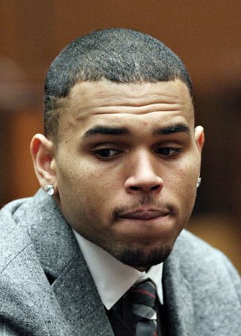 Chris Brown destruye  camerino
