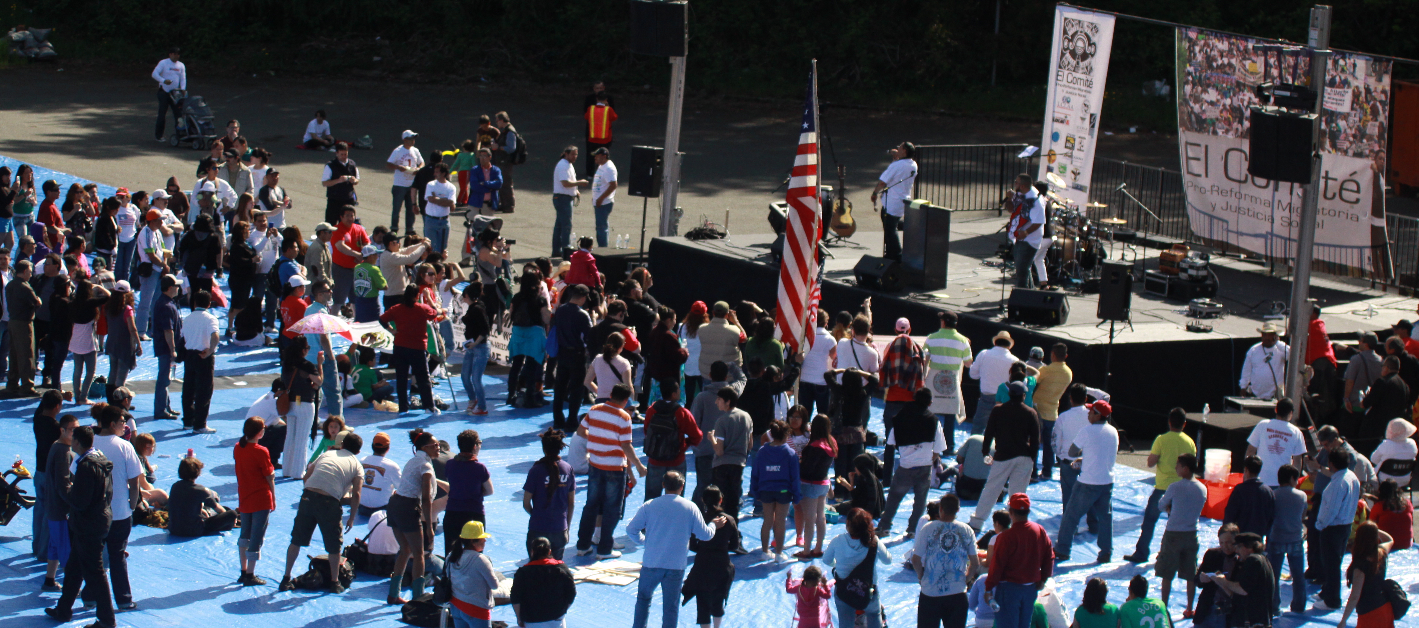 Marchan por un reforma migratoria