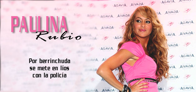 Paulina Rubio detenida en Miami