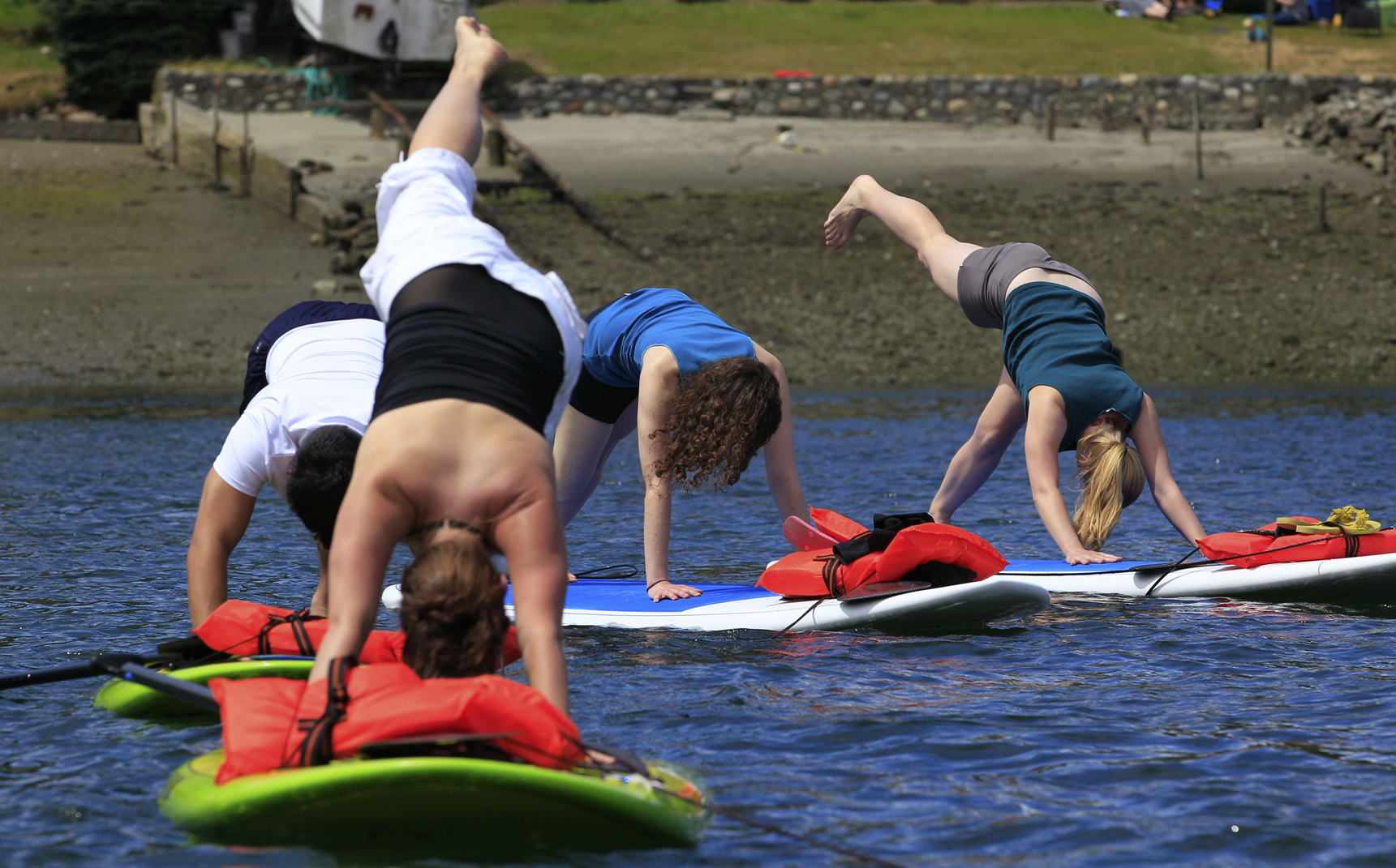 Yoga en agua
