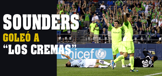 Sounders gole&oacute; a “Los Cremas”
