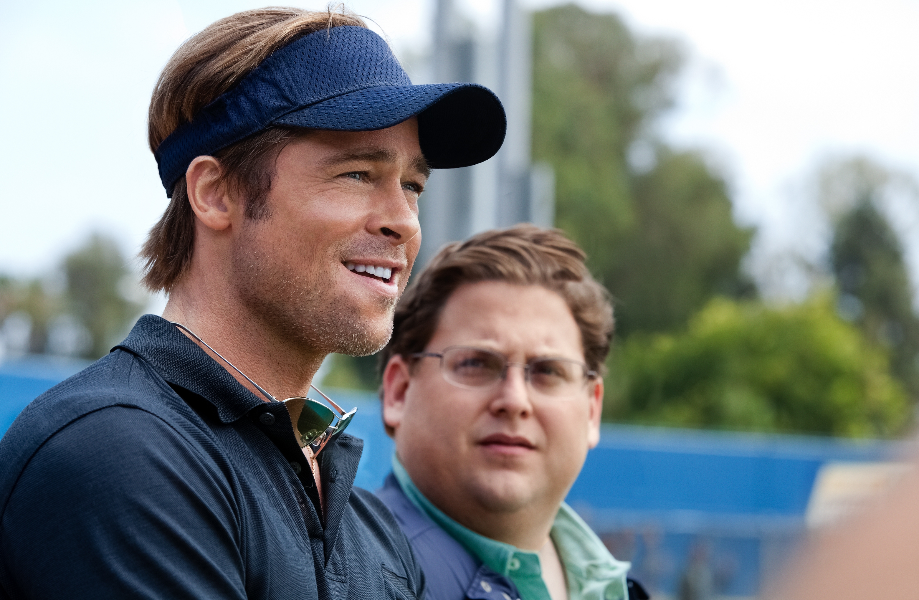 Billy Beane y Brad Pitt estrenan "Moneyball"