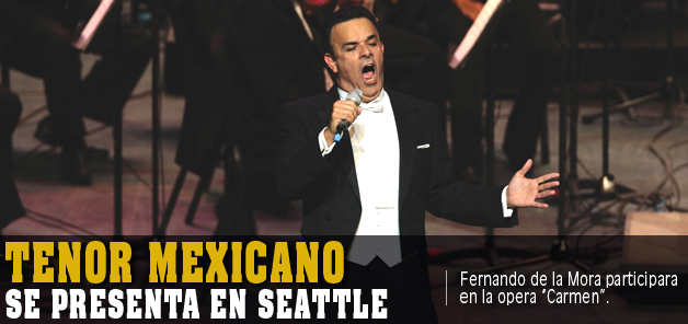 Tenor mexicano se presenta en Seattle