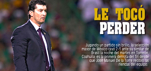 Brasil le quit&oacute; invicto al Tri del “Chepo”