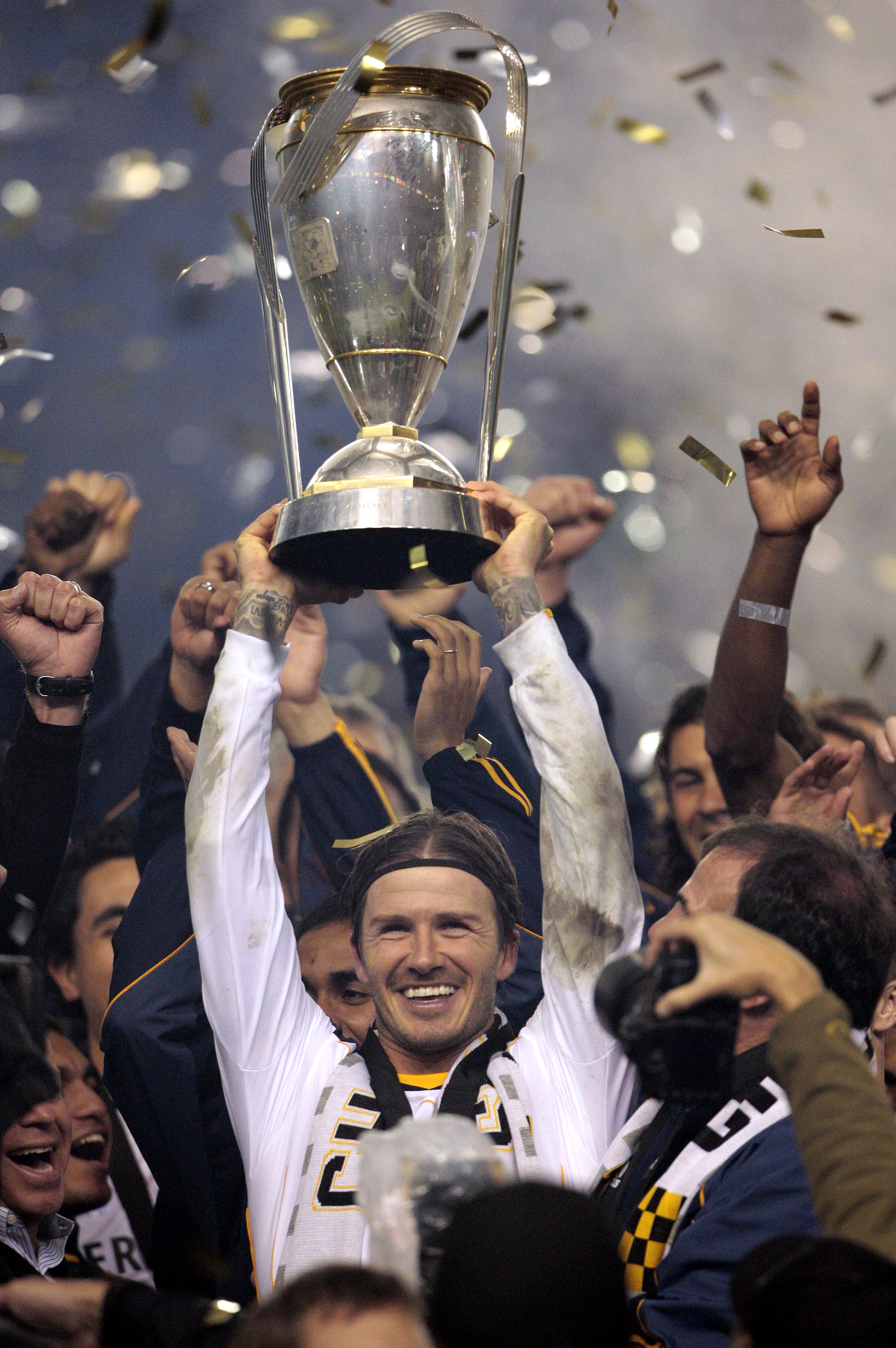 Galaxy por fin campe&oacute;n con Beckham