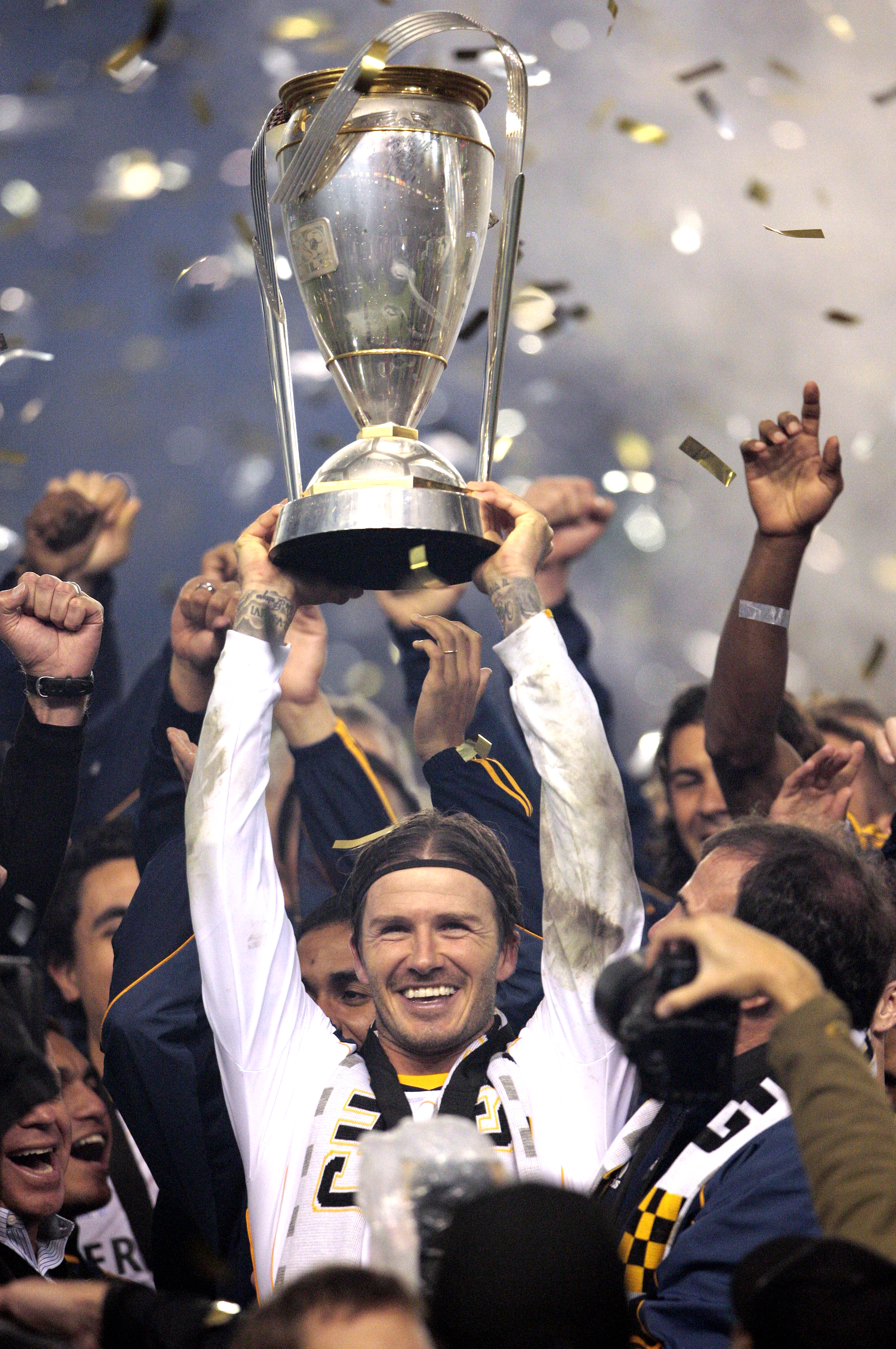 Galaxy por fin campe&oacute;n con Beckham
