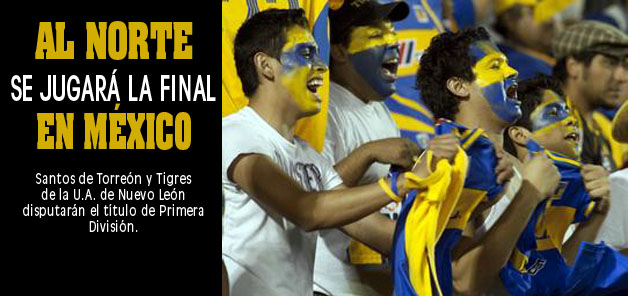 Al norte se jugar&aacute; la final en M&eacute;xico