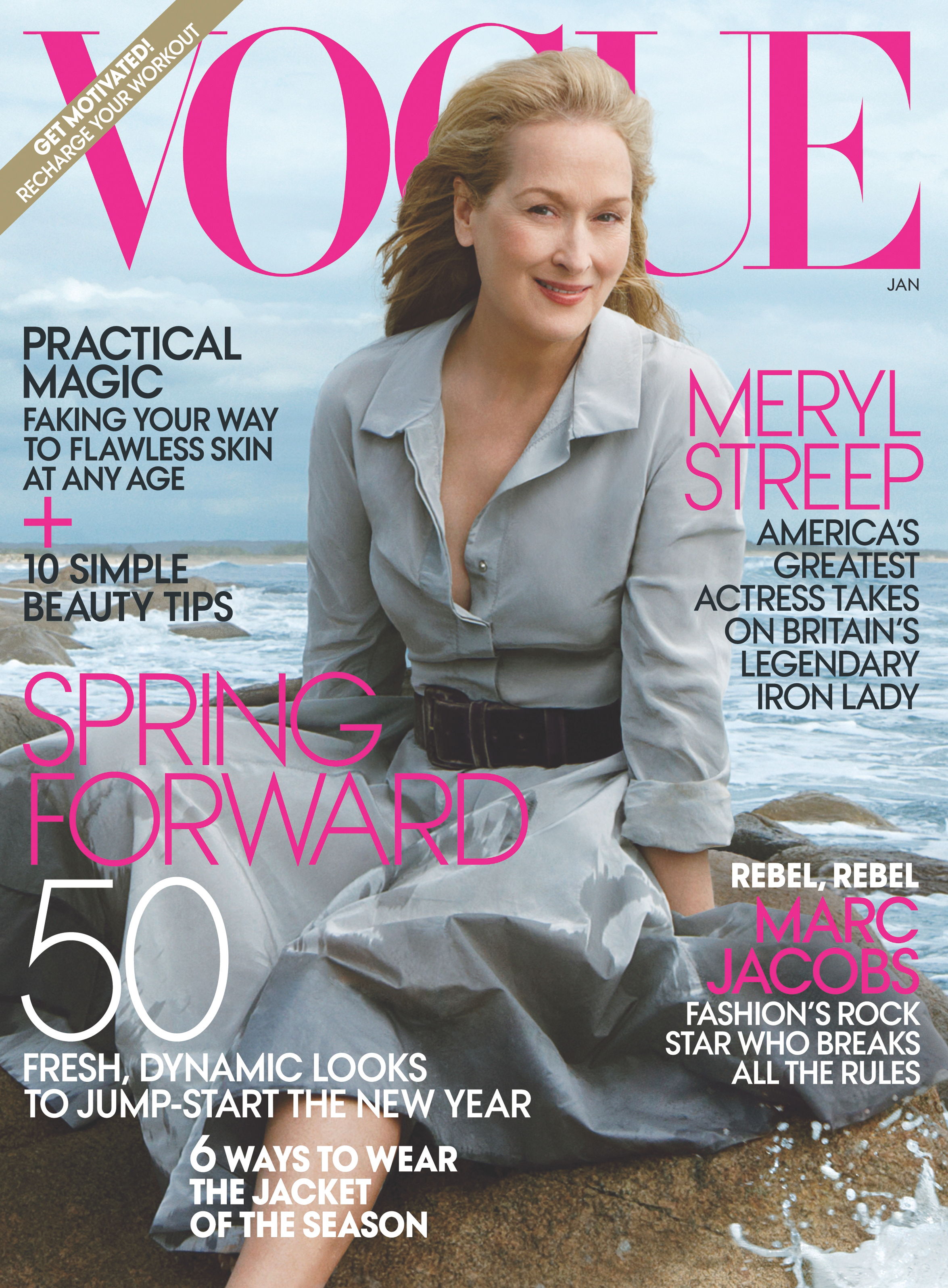 Meryl Streep en car&aacute;tula de Vogue, por primera vez
