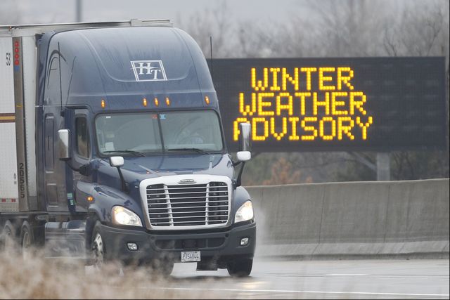 Fuertes tormentas  en el centro del pais
