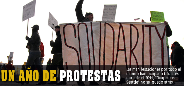 Un a&ntilde;o de protestas
