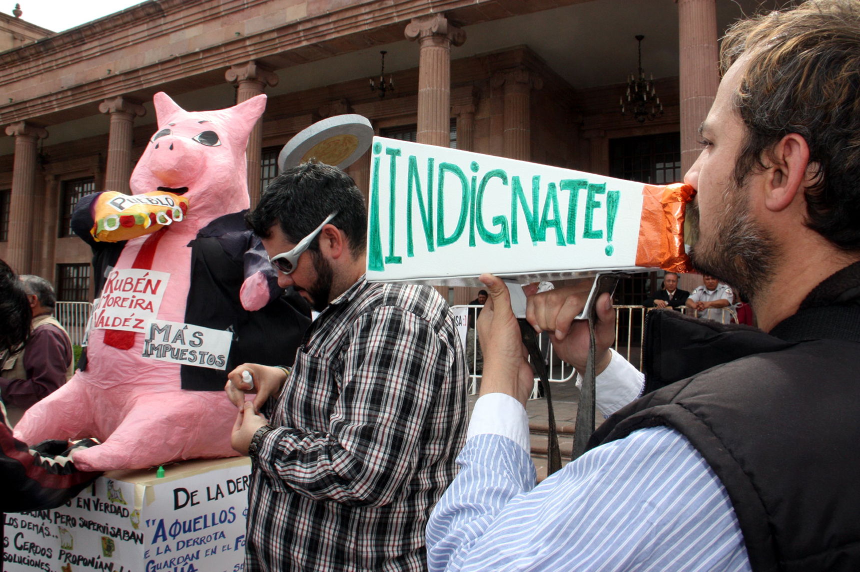 Protestan indignados en Coahuila