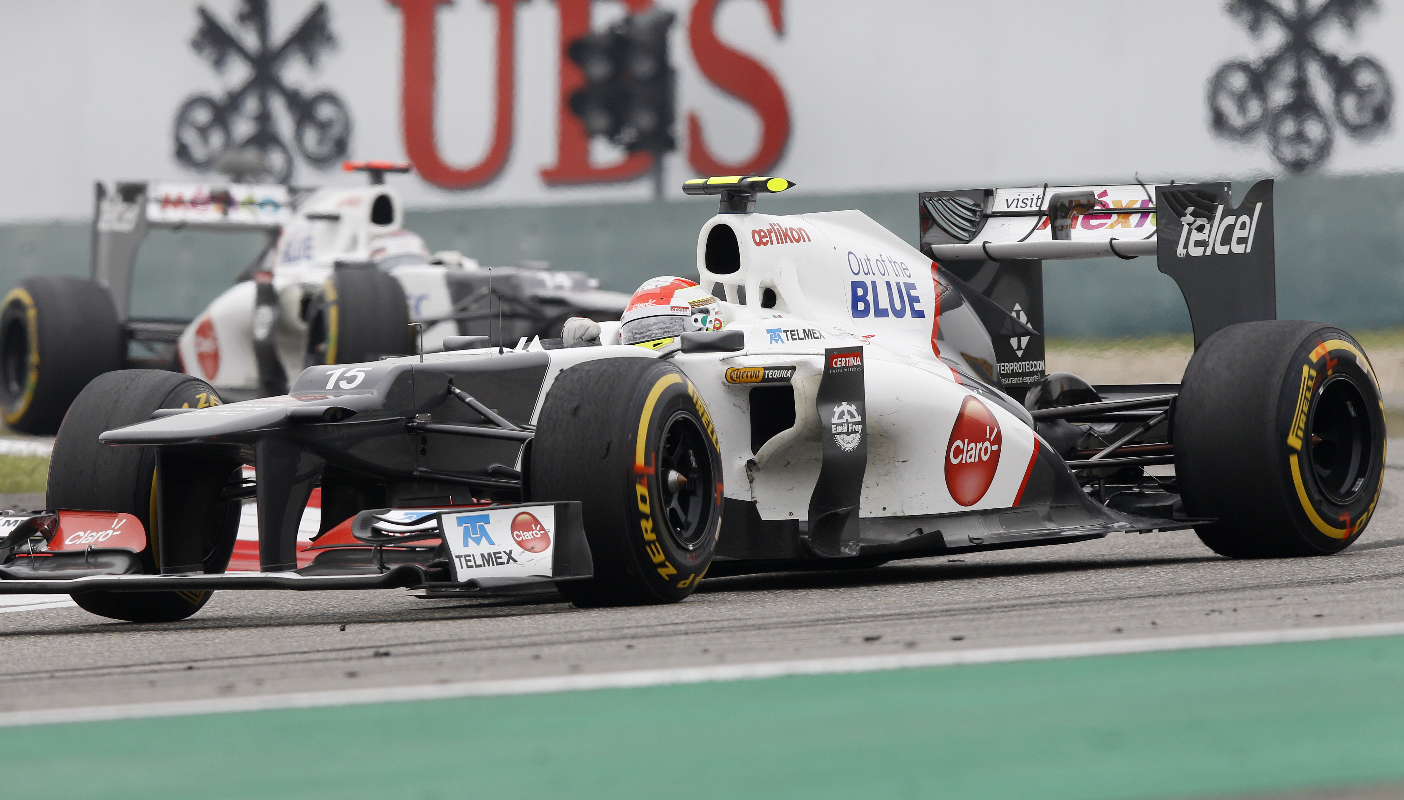 Sufre en China “Checo” P&eacute;rez