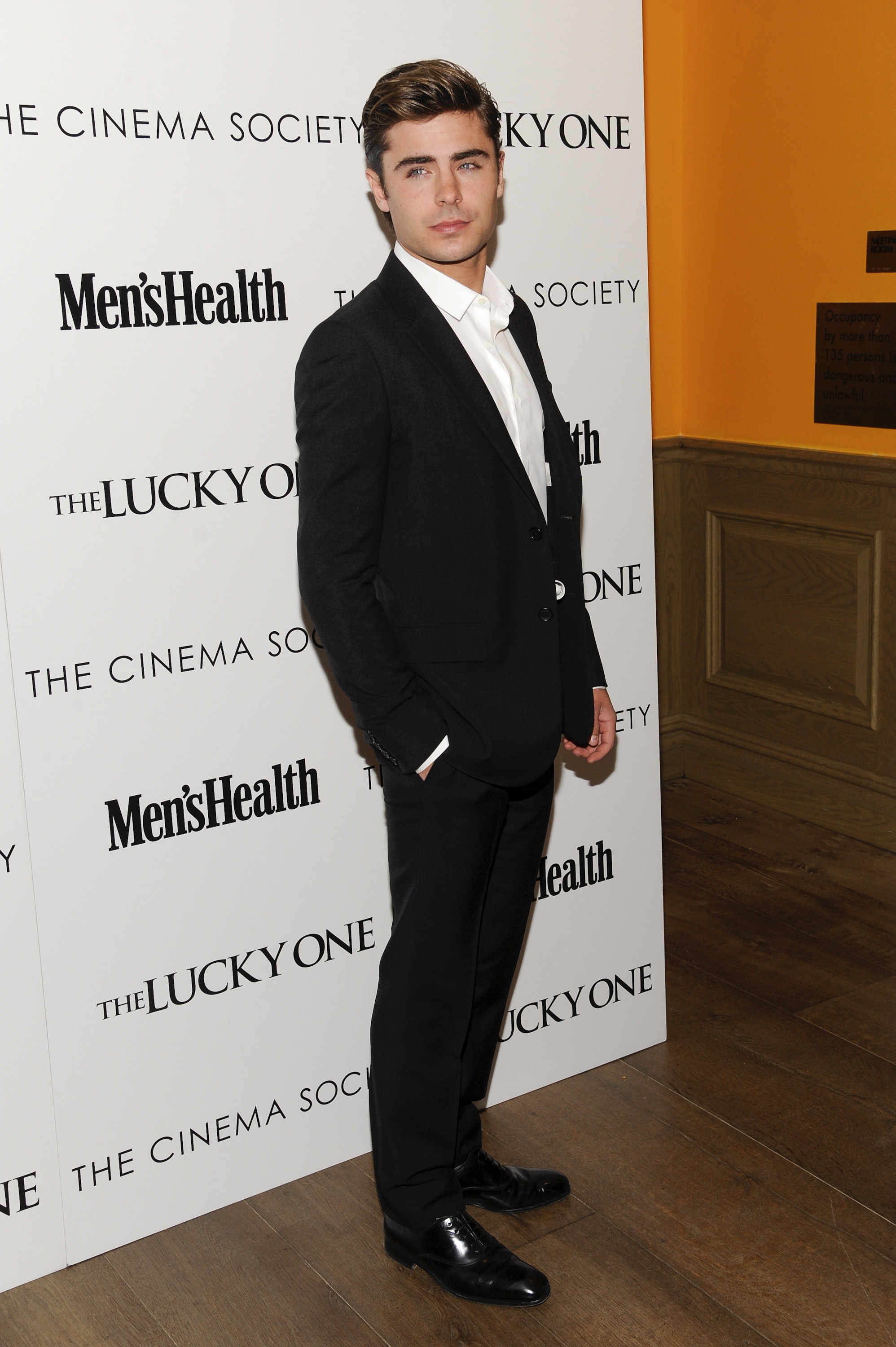 Zac Efron estrena "The Lucky One" en Londres