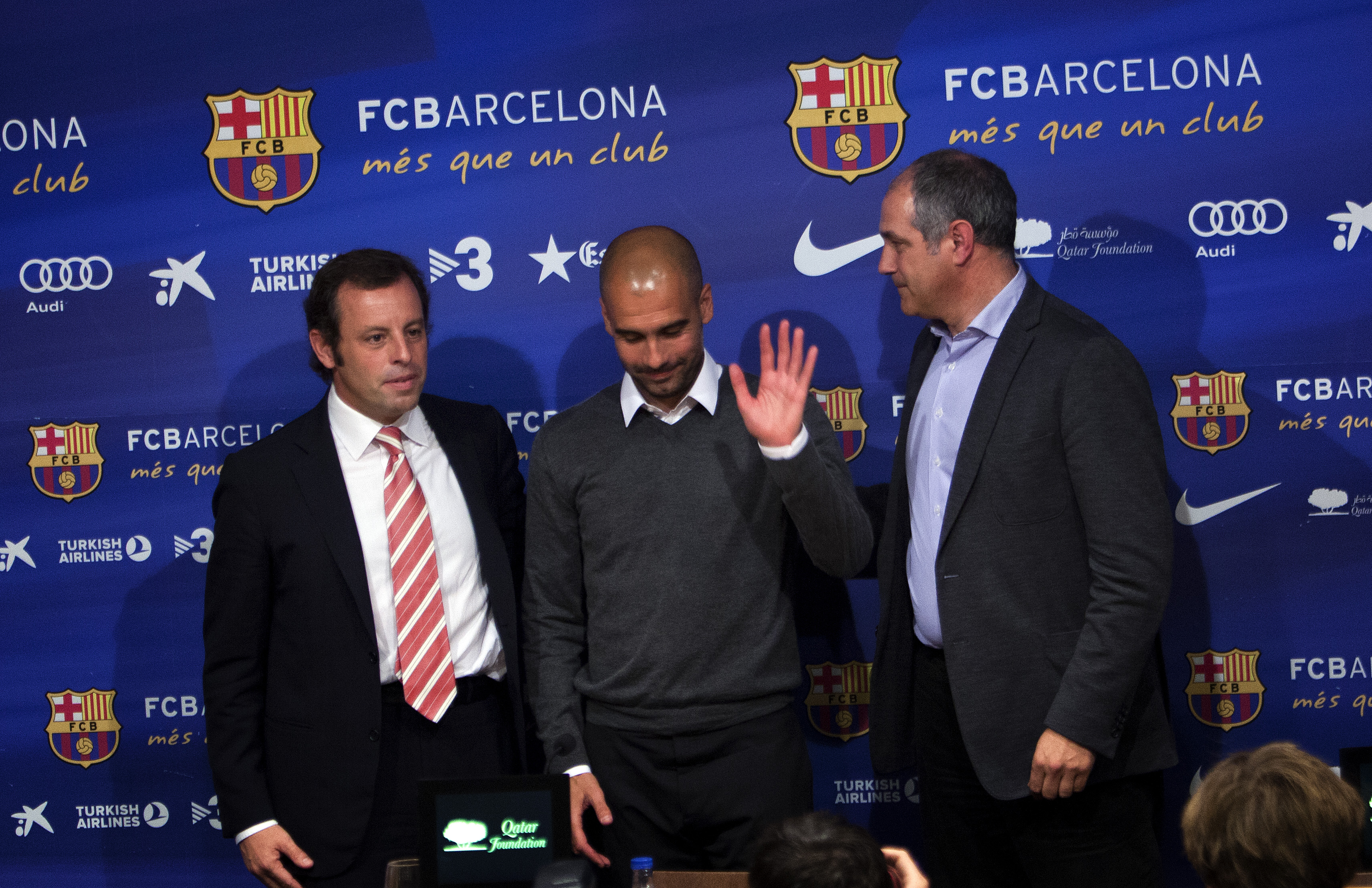 Guardiola se v&aacute; del "Bar&ccedil;a"