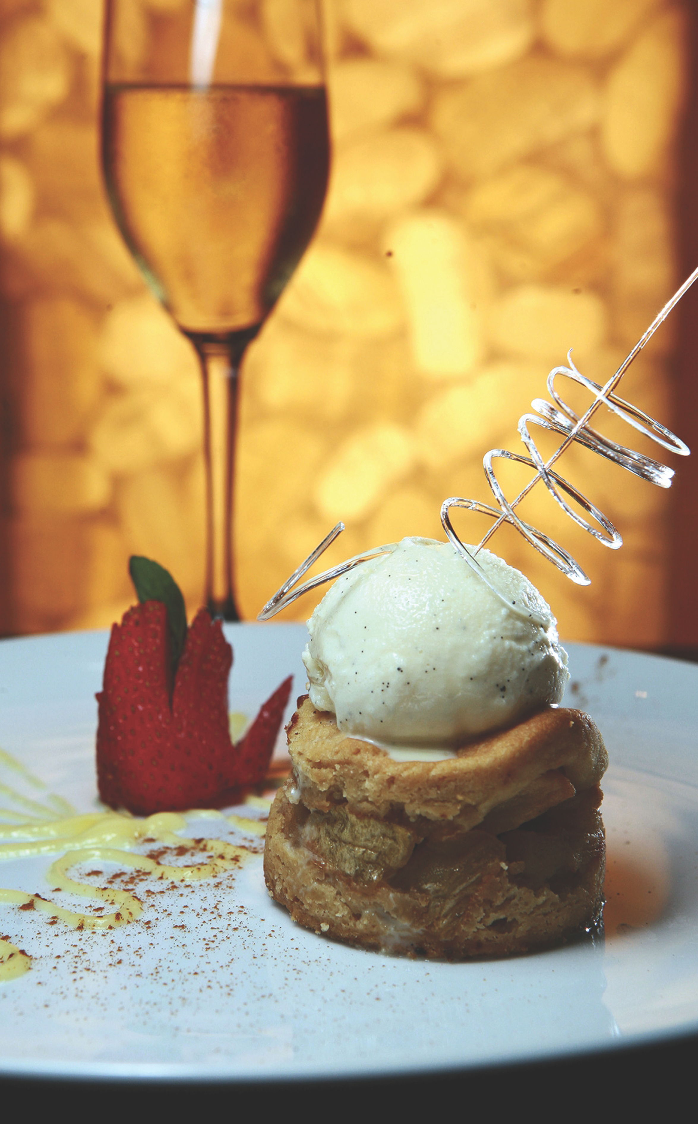 Derr&iacute;tela con un  buen postre