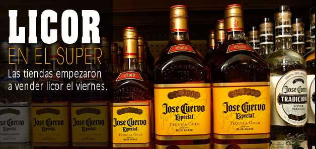 Venden licor en tiendas