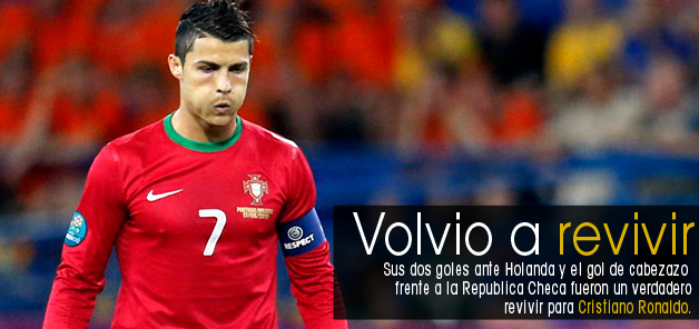 Cristiano brilla en la Eurocopa
