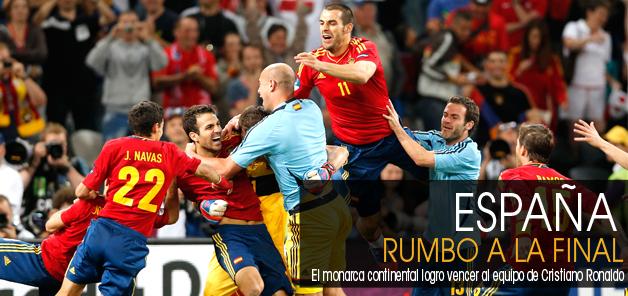 Espa&ntilde;a avanz&oacute; al final de la Eurocopa