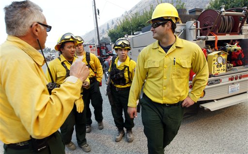 Los canadienses llegaron a ayudar con los incendios