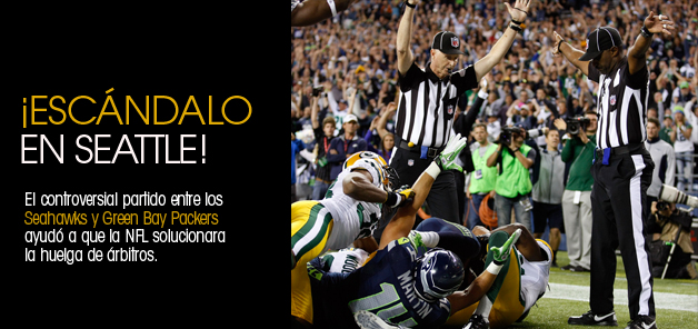 Pol&eacute;mica en Seattle termina huelga de &aacute;rbitros
