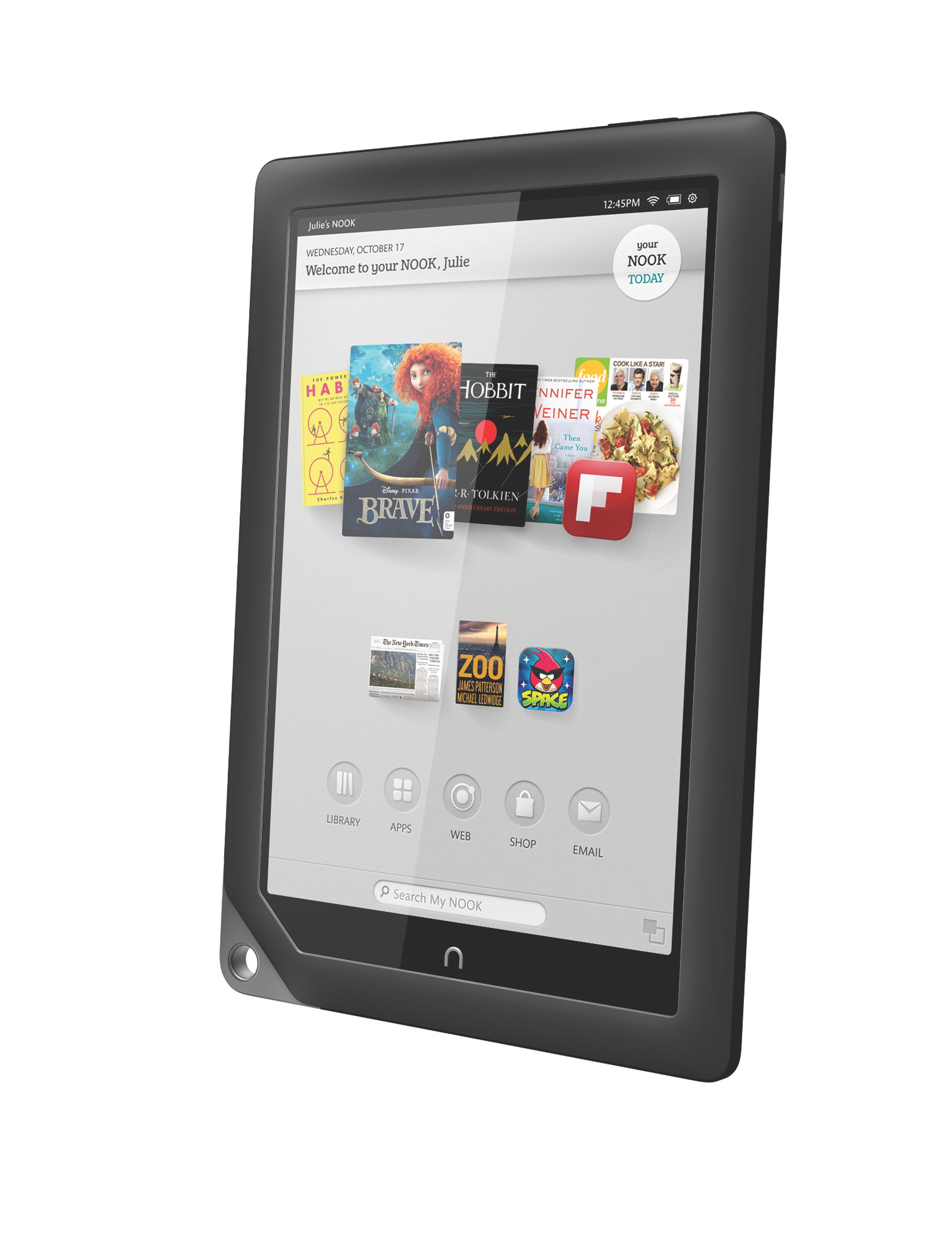 Barnes & Noble con tableta en HD