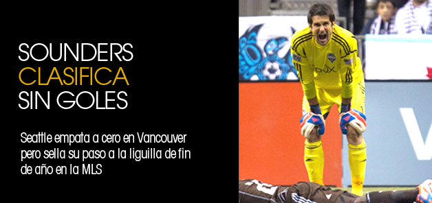Sounders clasifica sin goles
