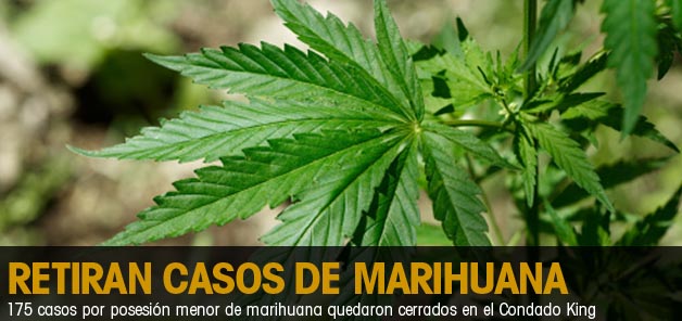 Retiran casos de marihuana